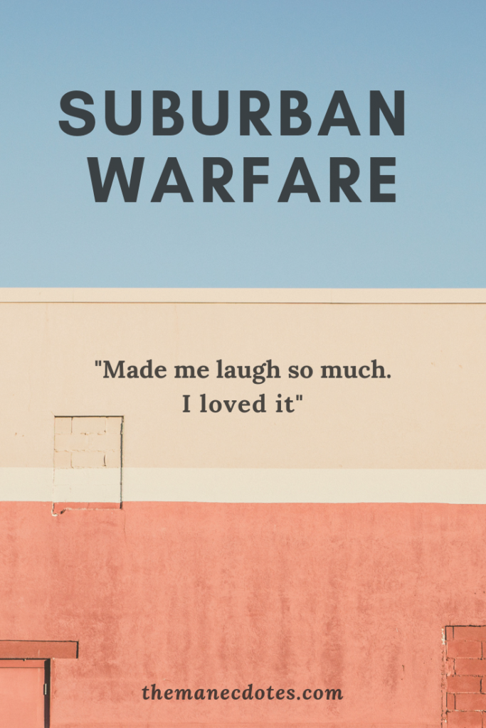 Wall with text overlay - Suburban Warfare